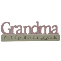 251-14483 "FRESH FLOWERS - GRANDMA BLOCK ON BASE"