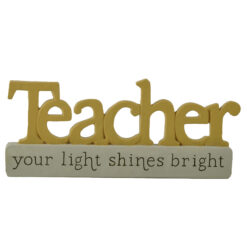 251-14484 FRESH FLOWERS - TEACHER BLOCK ON BASE