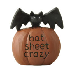 256-14321 BAT SHEET CRAZY HALLOWEEN FIGURINE