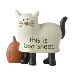 256-14329 BOO SHEET CAT IN GHOST COSTUME