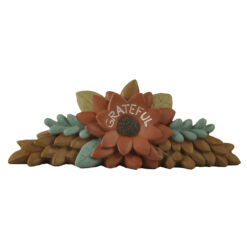 256-14338 Flower & leaves-GRATEFUL