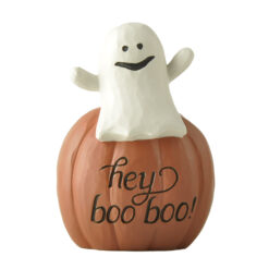 256-14316 Ghost standing on pumpkin-hey boo boo!