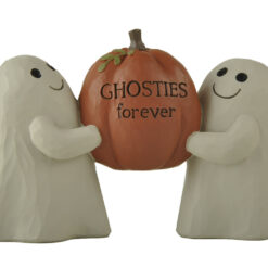 256-14513 Two Ghosts w pumpkin-GHOSTIES