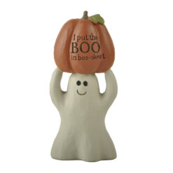 256-14515 Ghost with pumpkin on head-BOO