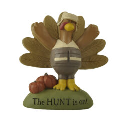 256-14531 Turkey w pumpkins on base