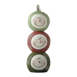 258-14377 Stacked bells with snowman faces