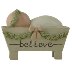 258-14398 Baby Jesu w cradle-believe