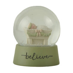 258-14399 BELIEVE BABY JESUS SNOW GLOBE