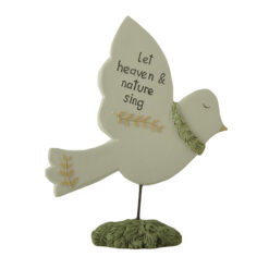 258-14401 Bird on pine base-Sing,,,