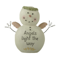 258-14405 Snow angel w wreath--Angels…
