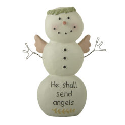 258-14407 Snow angel w wreath--He shall…