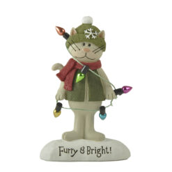 258-14425 Cat standing on base