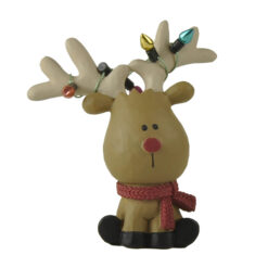 258-14474 Reindeer w Christmas lights