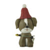 258-14475 Dog w Christmas lights