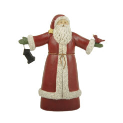 258-14567 Santa w lantern & bird