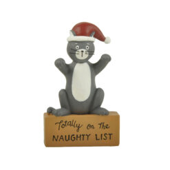 258-14581 Sitting cat on block-Totally on the...