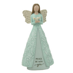 261-14570SWEET SERENITY - PEACE BE WITH YOU ANGEL - BLUE DRESS