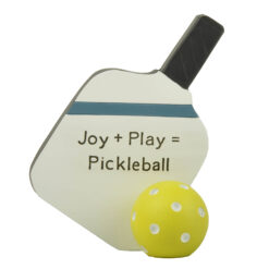 261-14630paddle with a ball set- Joy + Play = Pickleball