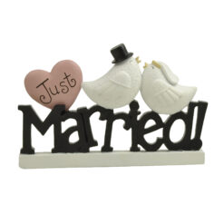 2666-14844 JUST MARRIED' W/BIRDS (FROM 1566-89986)