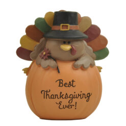 266-14691 Turkey on pumpkin-Best Thanksgiving…