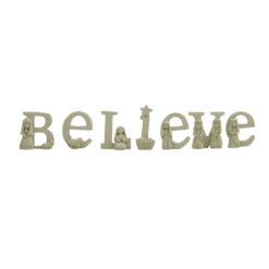 268-14707 S/7 Naitvity Believe Letters-white