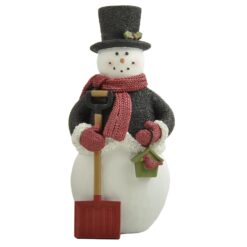 268-72581 CHRISTMAS TRADITIONS SNOWMAN IN BLACK COAT