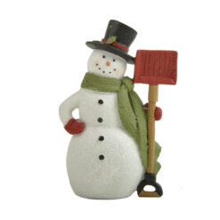 268-72596 CHRISTMAS TRADITIONS SNOWMAN WITH SHOVEL