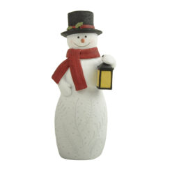 268-72604 7.87" Snowman w/ Lantern