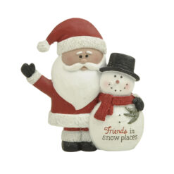 268-14710 HOLLY DAYS SANTA & SNOWMAN