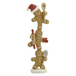 268-14717 GINGERBREAD LANE STACKED GINGERBREAD MEN