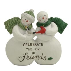 268-14738 Two snowmen w bird-CELEBRATE…-