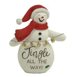 268-14742 Snowman w bells-Jingle…