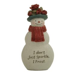 268-14743 Snowman w damask pattern scarf-I don't…