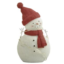 268-14791 Large Snowman w fairy lights...Chillin' with…