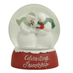 268-14794 CHRISTMAS TRADITIONS CELEBRATING FRIENDSHIP SNOW GLOBE