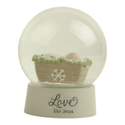 268-14831 Baby Jesus-Love like Jesus 80mmSnow Globe