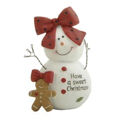 268-14878 CHRISTMAS BOWS HAVE A SWEET CHRISTMAS SNOWGIRL