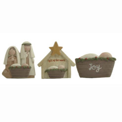 268-14897 S/3 Nativity fridge magnets