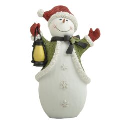 268-72586 CHRISTMAS TRADITIONS SNOWGIRL W/LANTERN