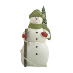 268-72595 6" Snowman w/ LED Tree