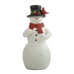 268-72603 CHRISTMAS TRADITIONS SNOWMAN WITH CARDINAL
