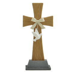 271-72589 SEASON OF GRACE CROSS FIGURINE WITH DOVE